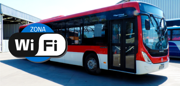 Lanzamos sistema de Wifi gratuito en nuevo buses de transantiago y presentamos medidor para calcular tráfico móvil
