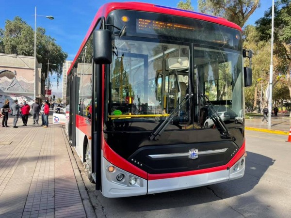Buses prototipos en Copiapó
