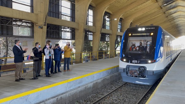 Comenzó la operación de los nuevos trenes para el servicio Victoria - Temuco 